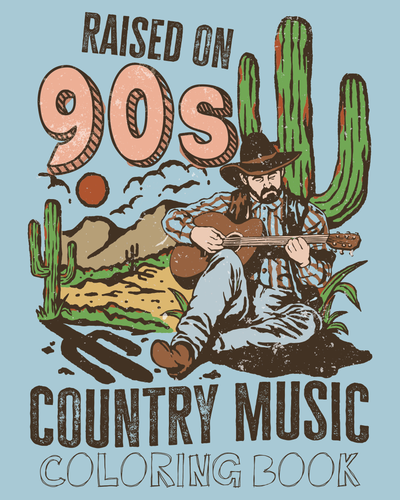 90’s Country Coloring Books - Restock Pre Order - ships in 30 days