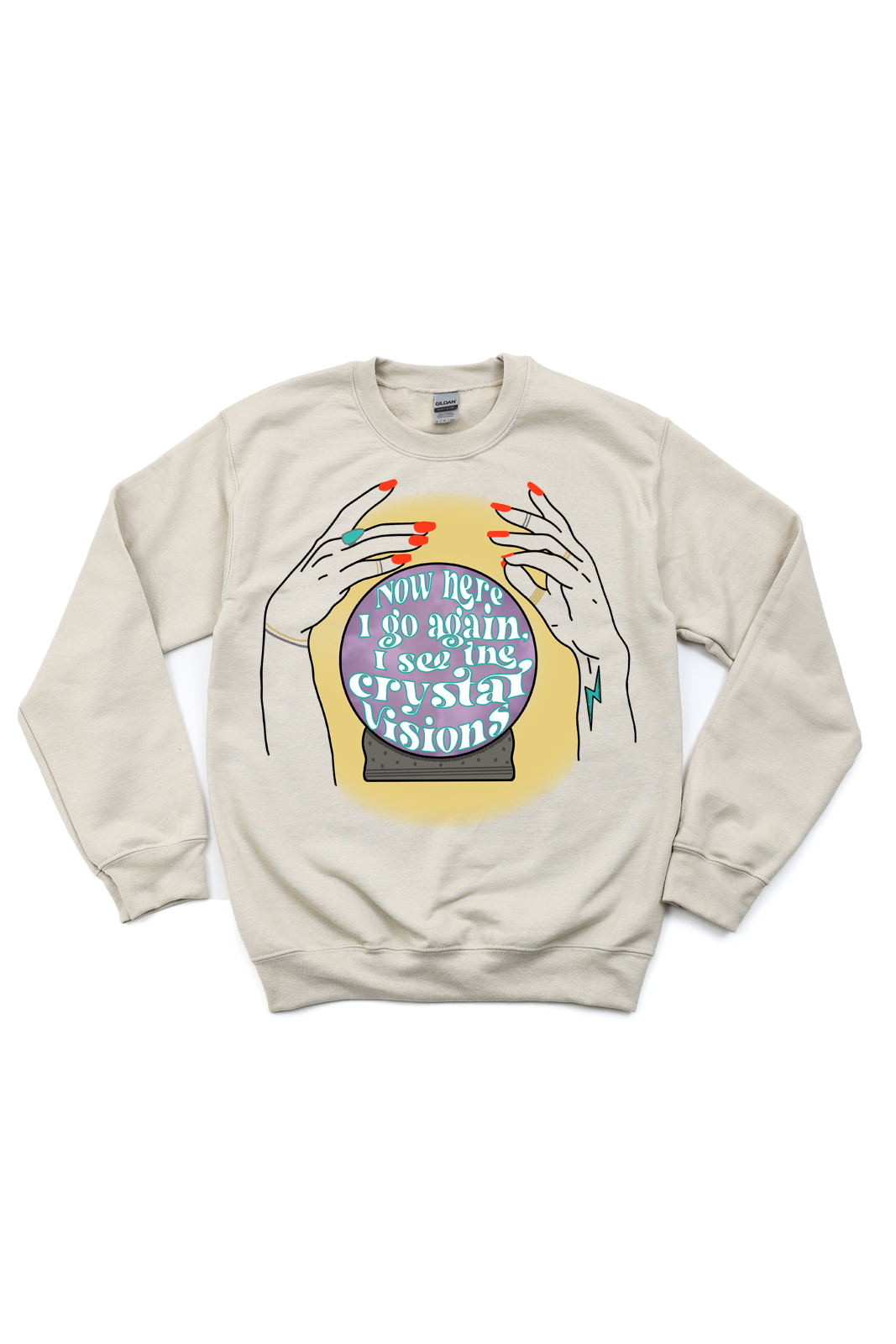 I See Your Crystal Vision Tee/Sweatshirt – The Mud Honey
