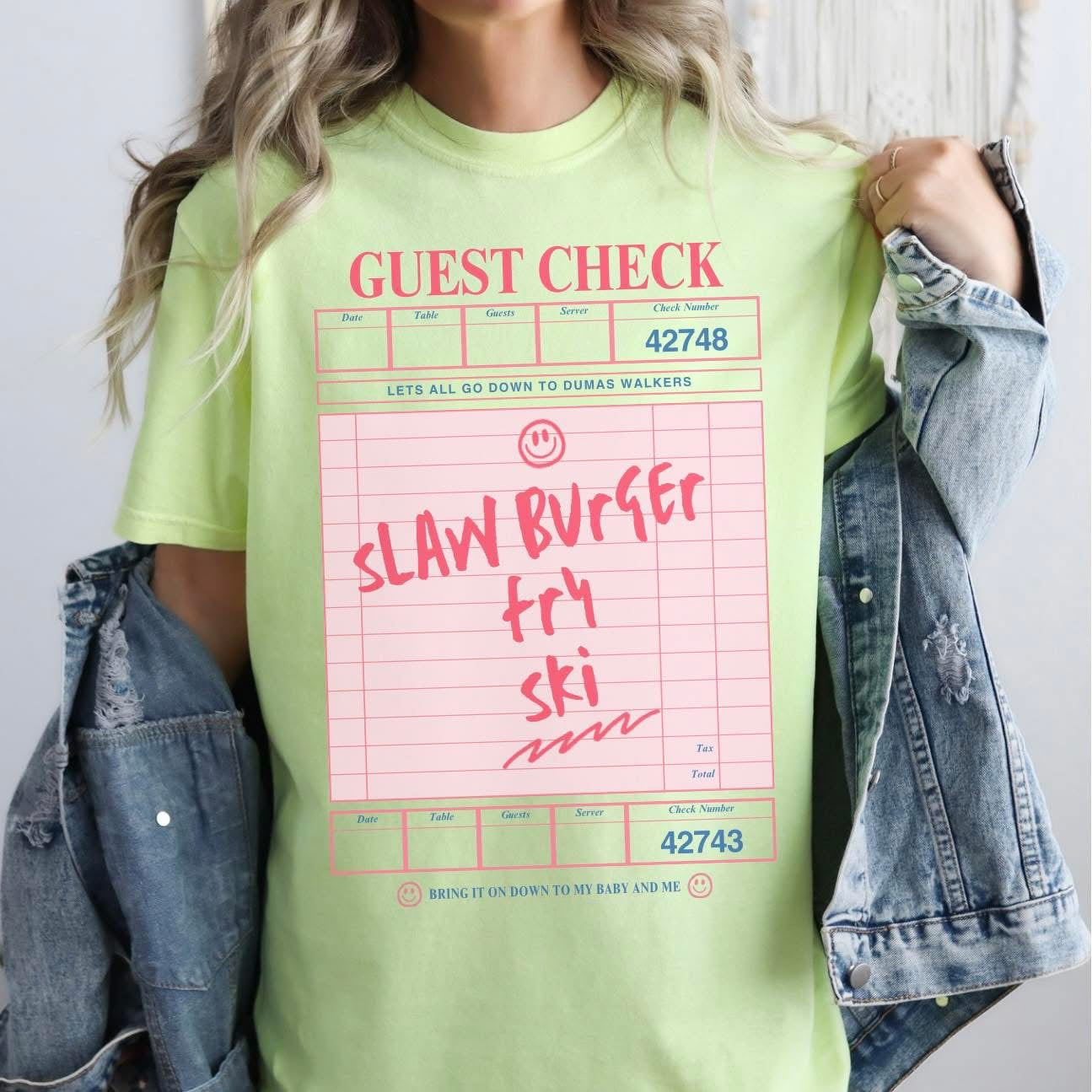 Dumas Walker Menu Tee/Sweatshirt