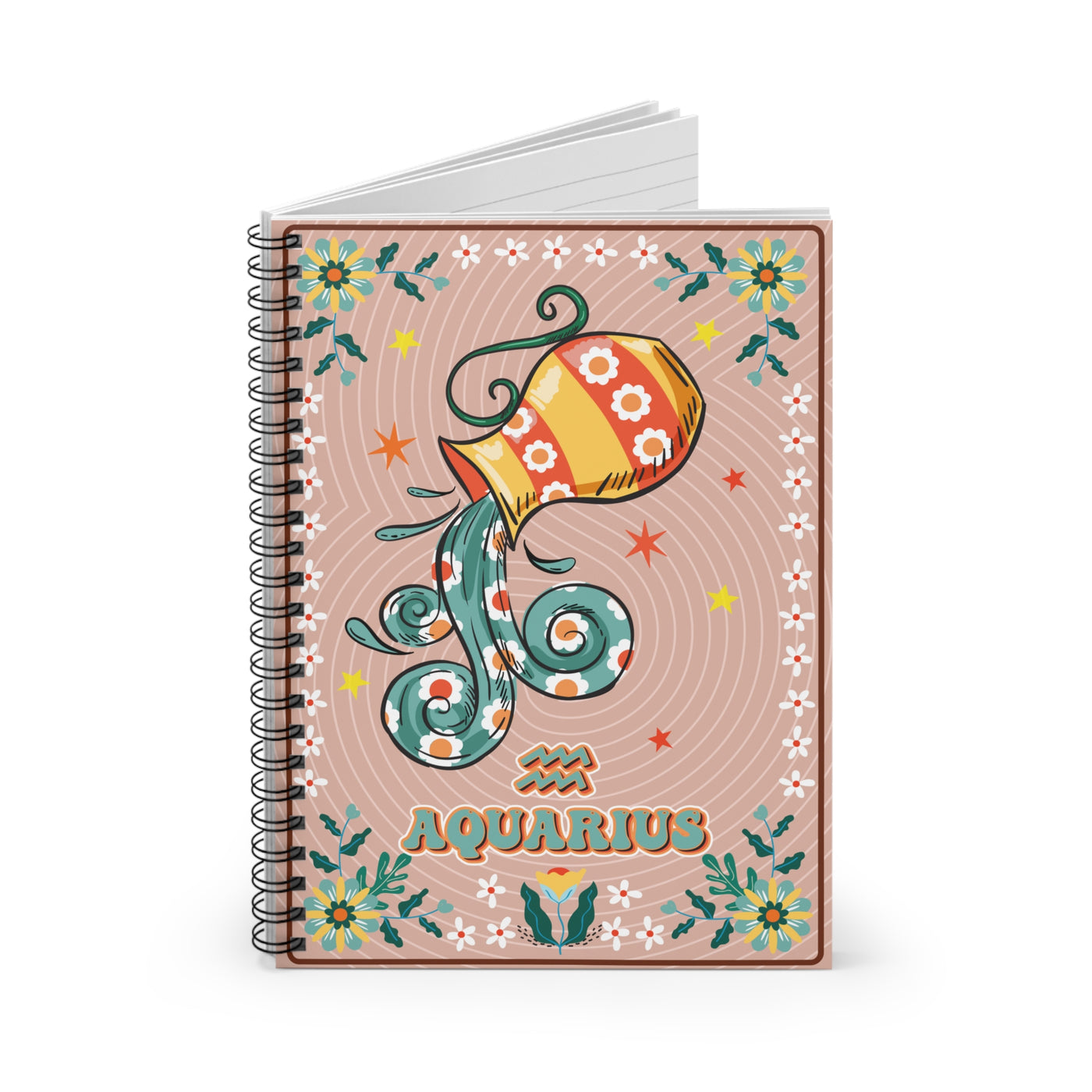 Rambling Through the Stars Notebook - Aquarius