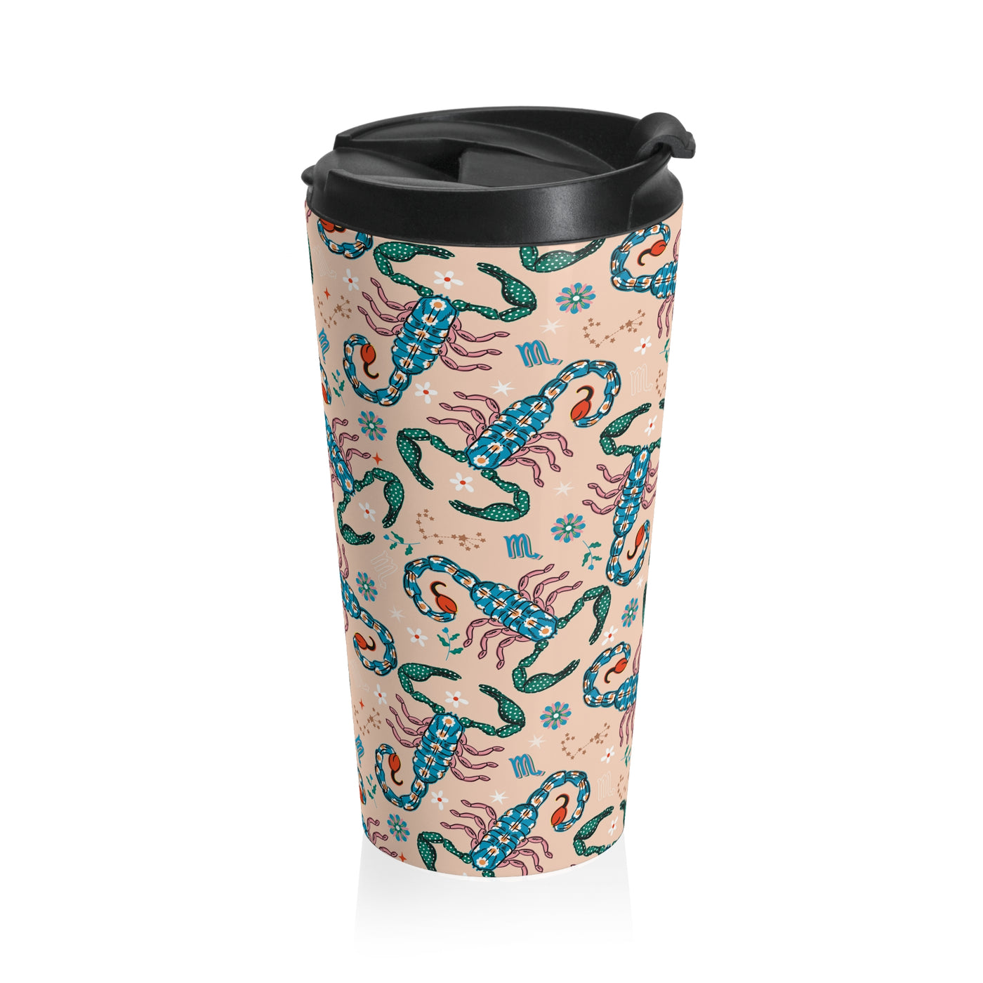 Cosmic Vibes Stainless Steel Travel Mug - Scorpio