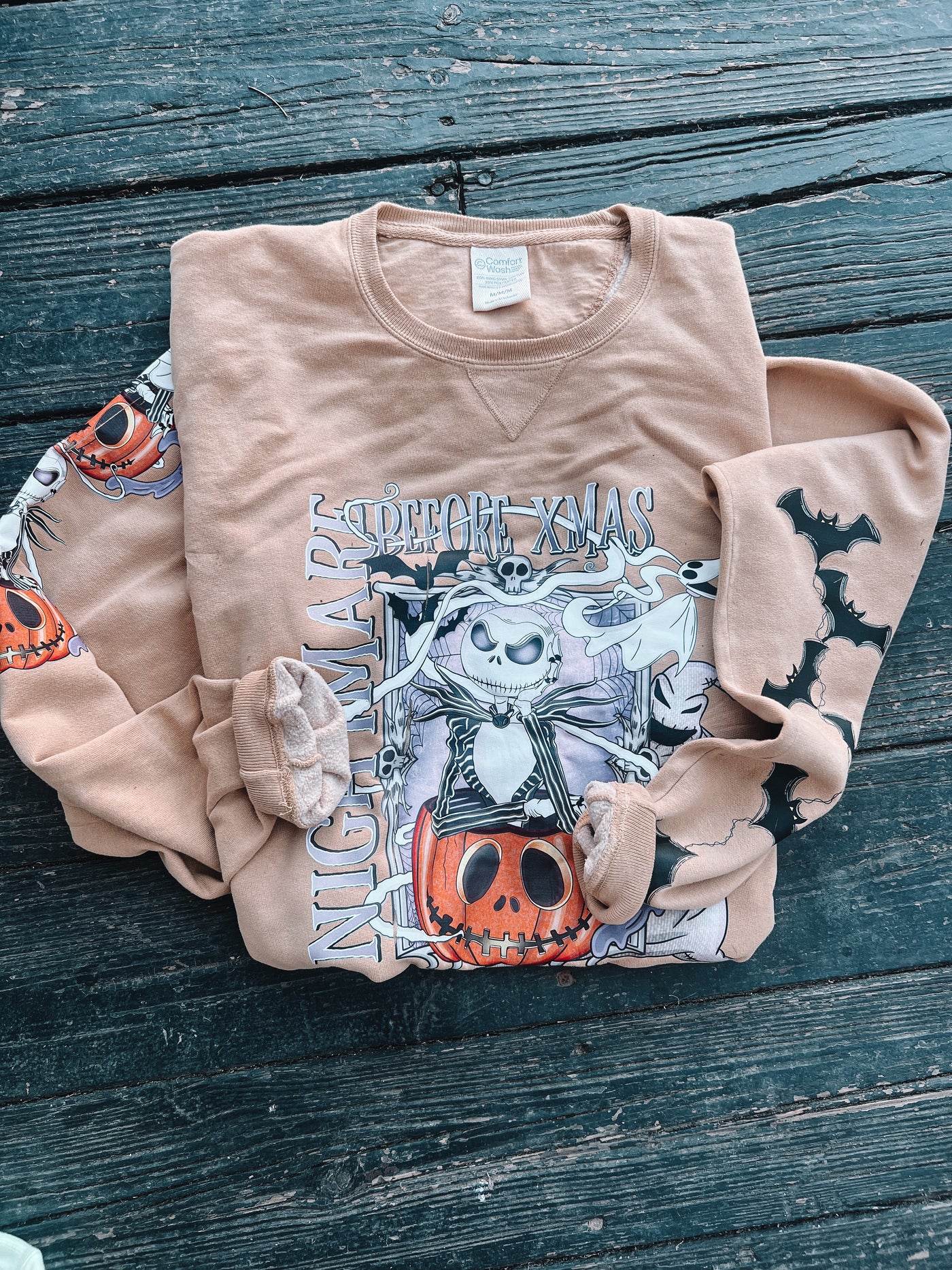 Nightmare Before Christmas - Sleeve Print Sweatshirt