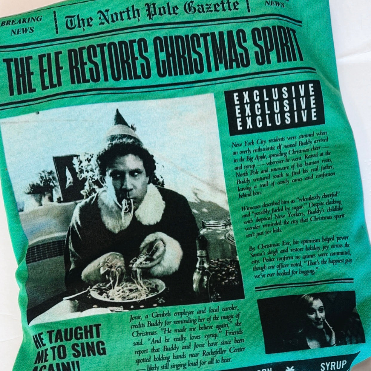 The North Pole Gazette Tee/Sweatshirt