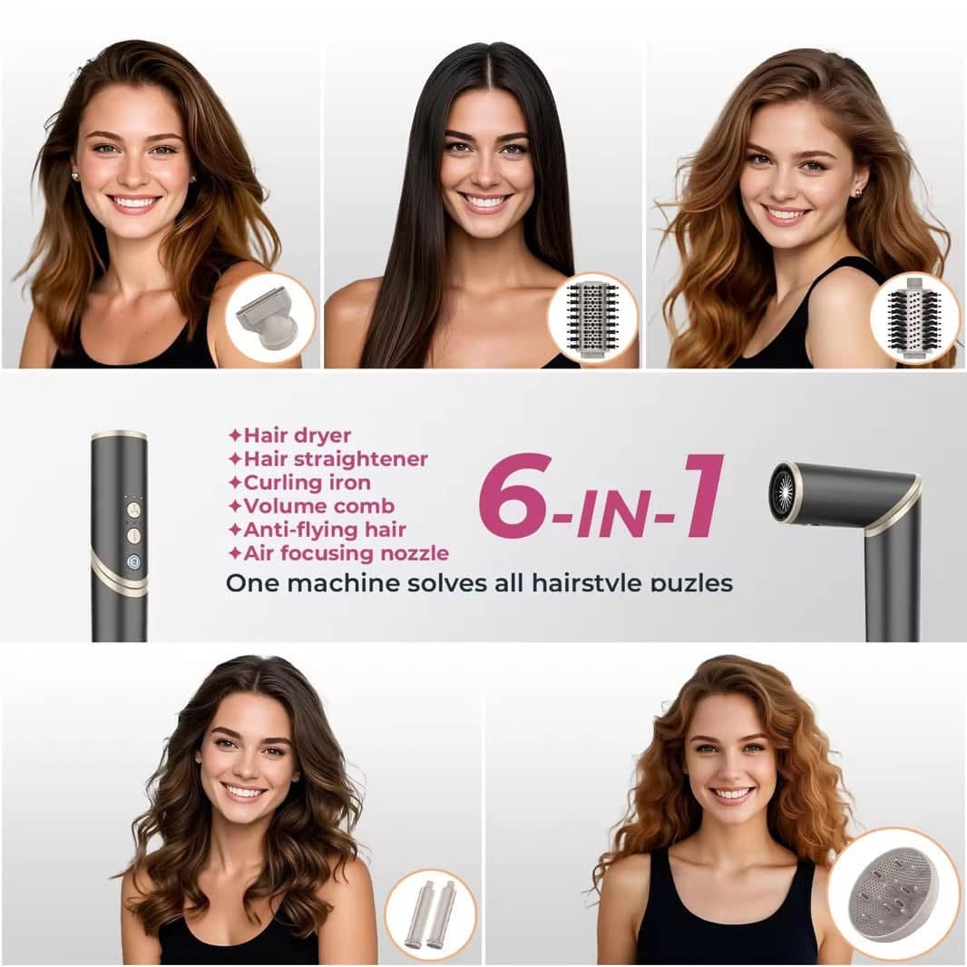 Unbranded Shark 6-1 Hair Tool - SHIPS LATE MARCH
