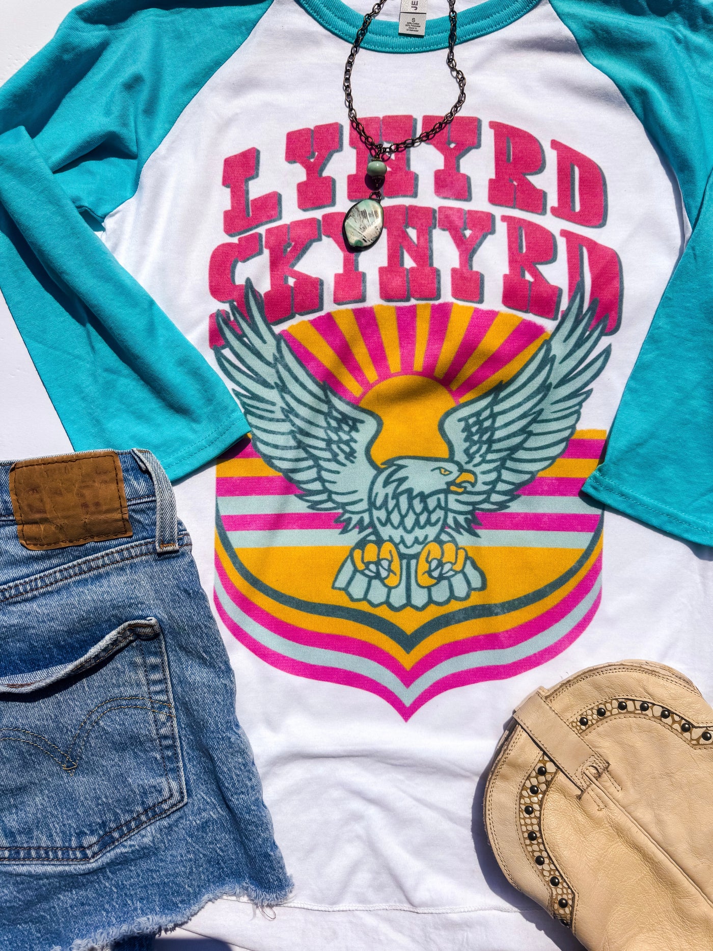 Lynyrd Skynyrd Neon Raglan