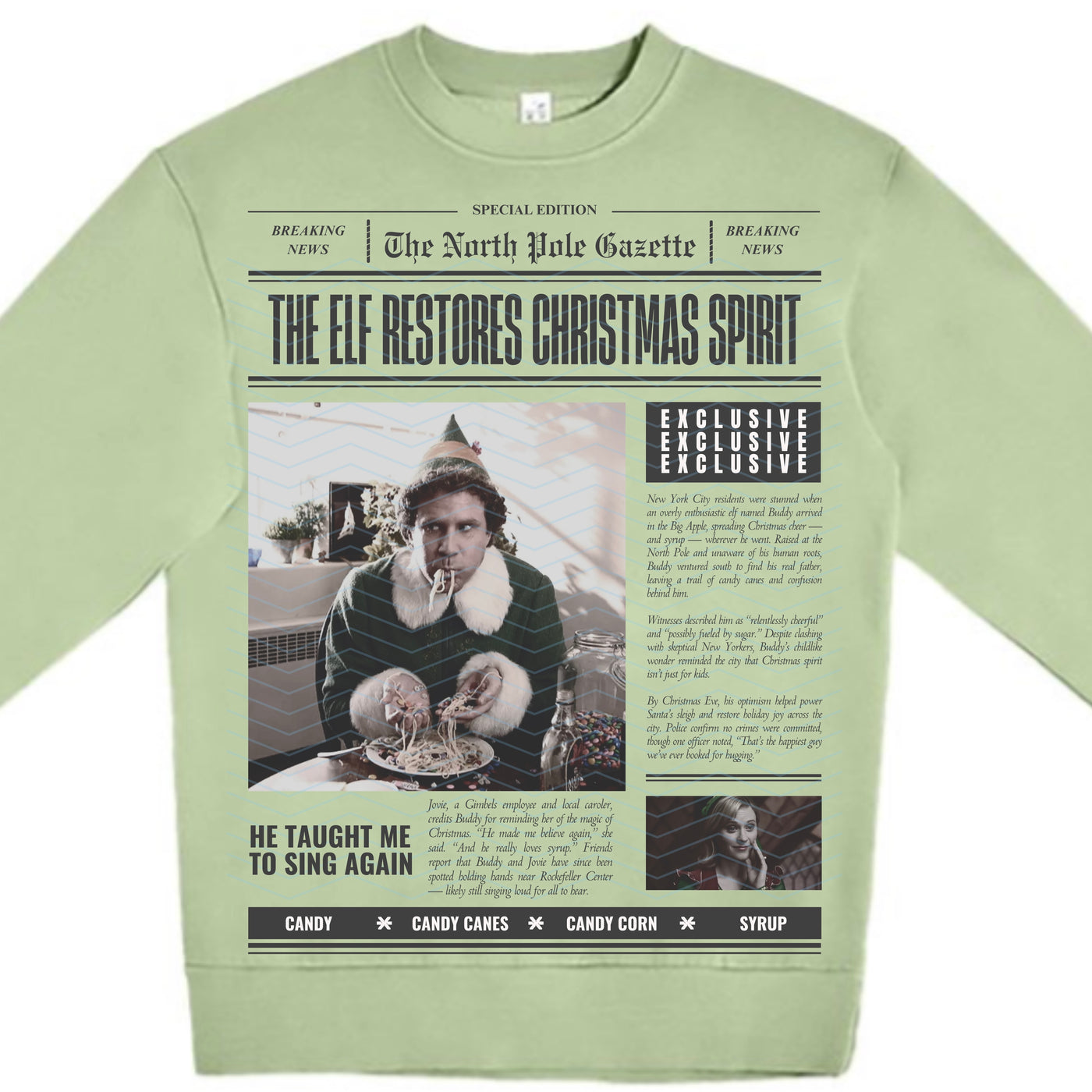 The North Pole Gazette Tee/Sweatshirt