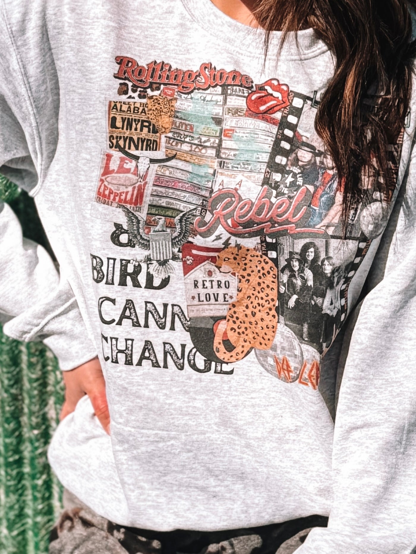 Bird You Cannot Change Retro Love Tee