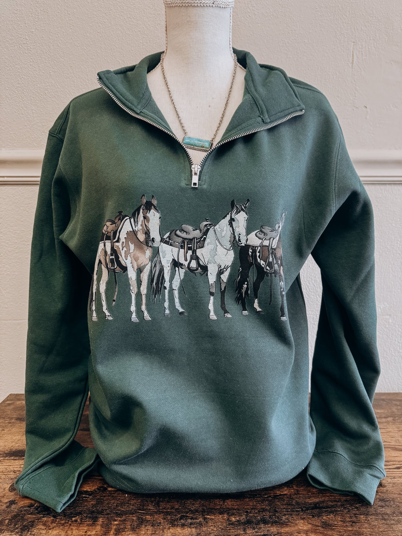 Wildflowers & Wild Horses Quarterzip