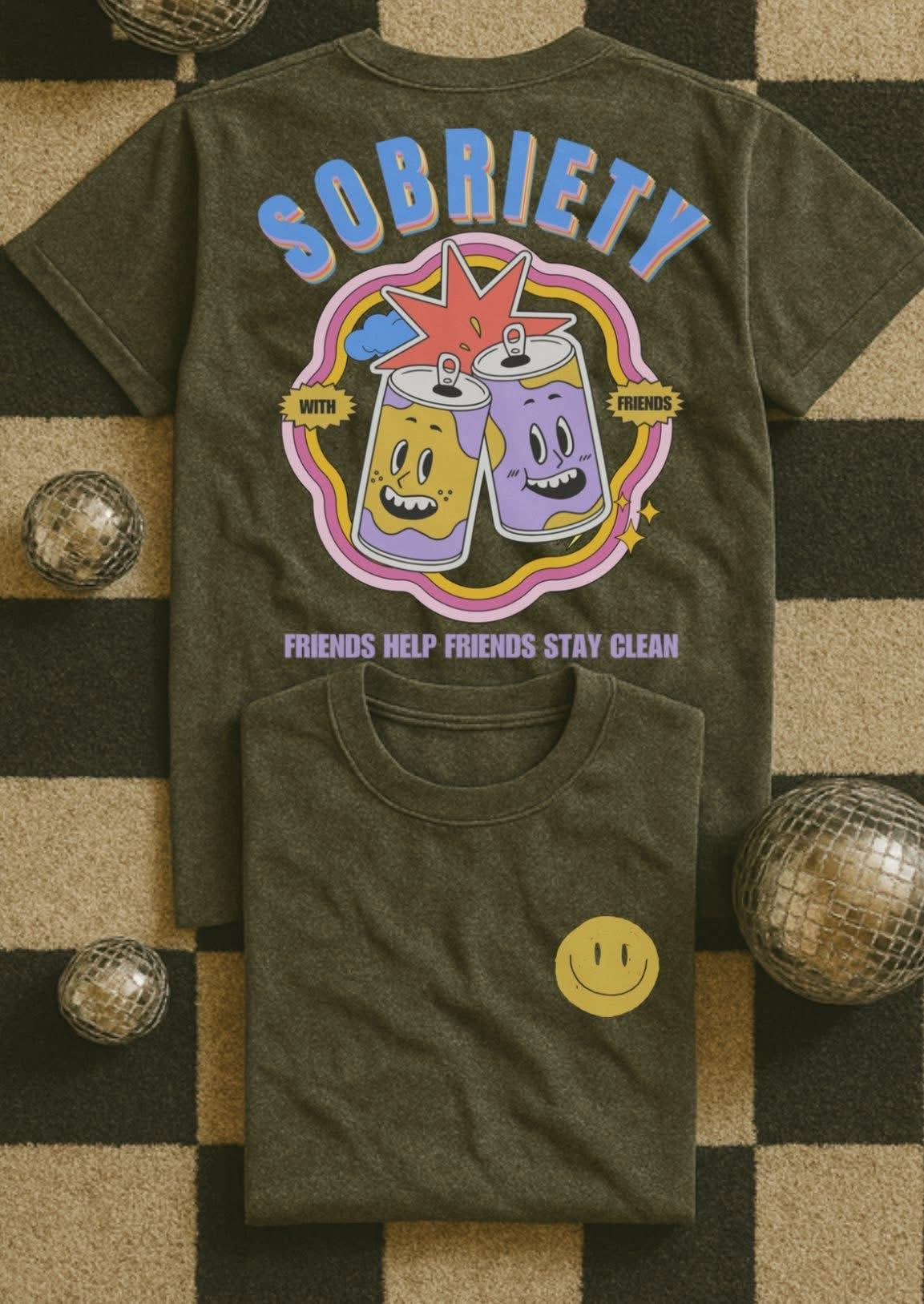 Friends Help Friends Stay Clean Tee/Sweatshirt
