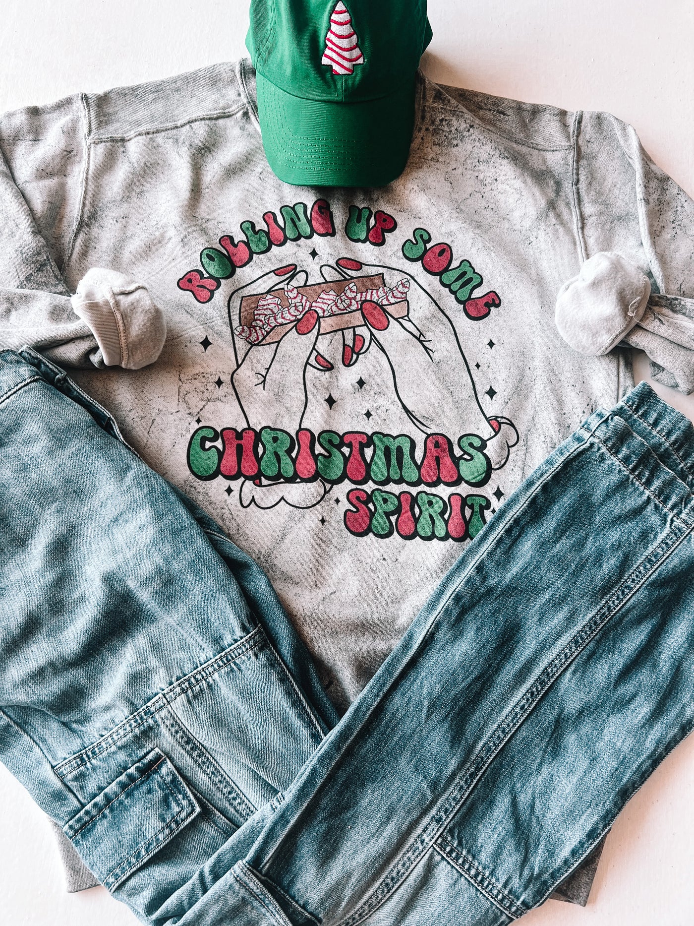 Rollin’ Up Some Christmas Spirit Tee/Sweatshirt