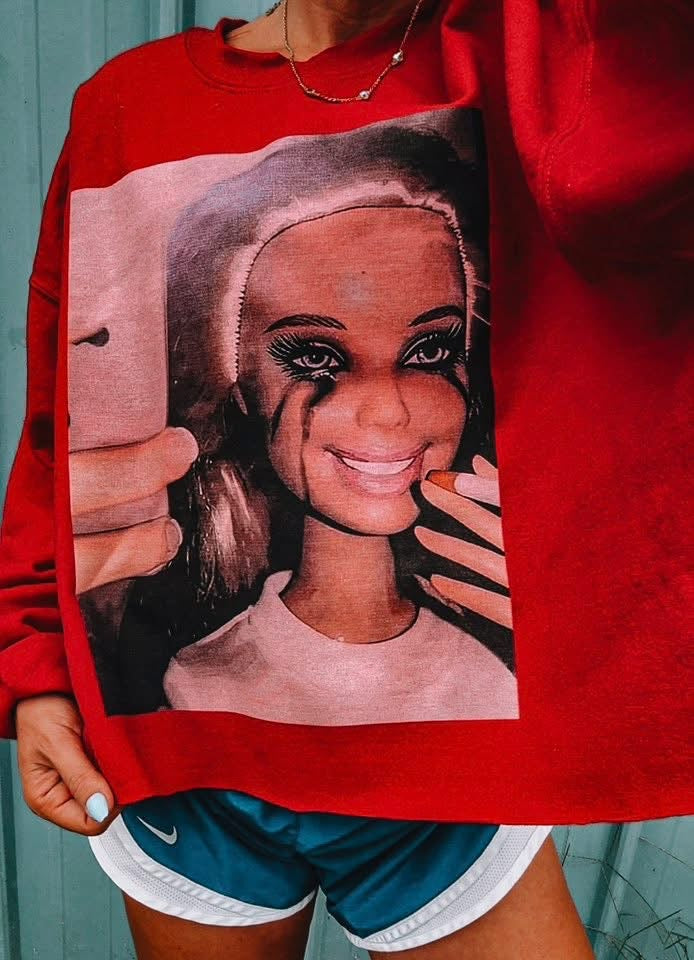 Crash Out Barbie Tee/Sweatshirt