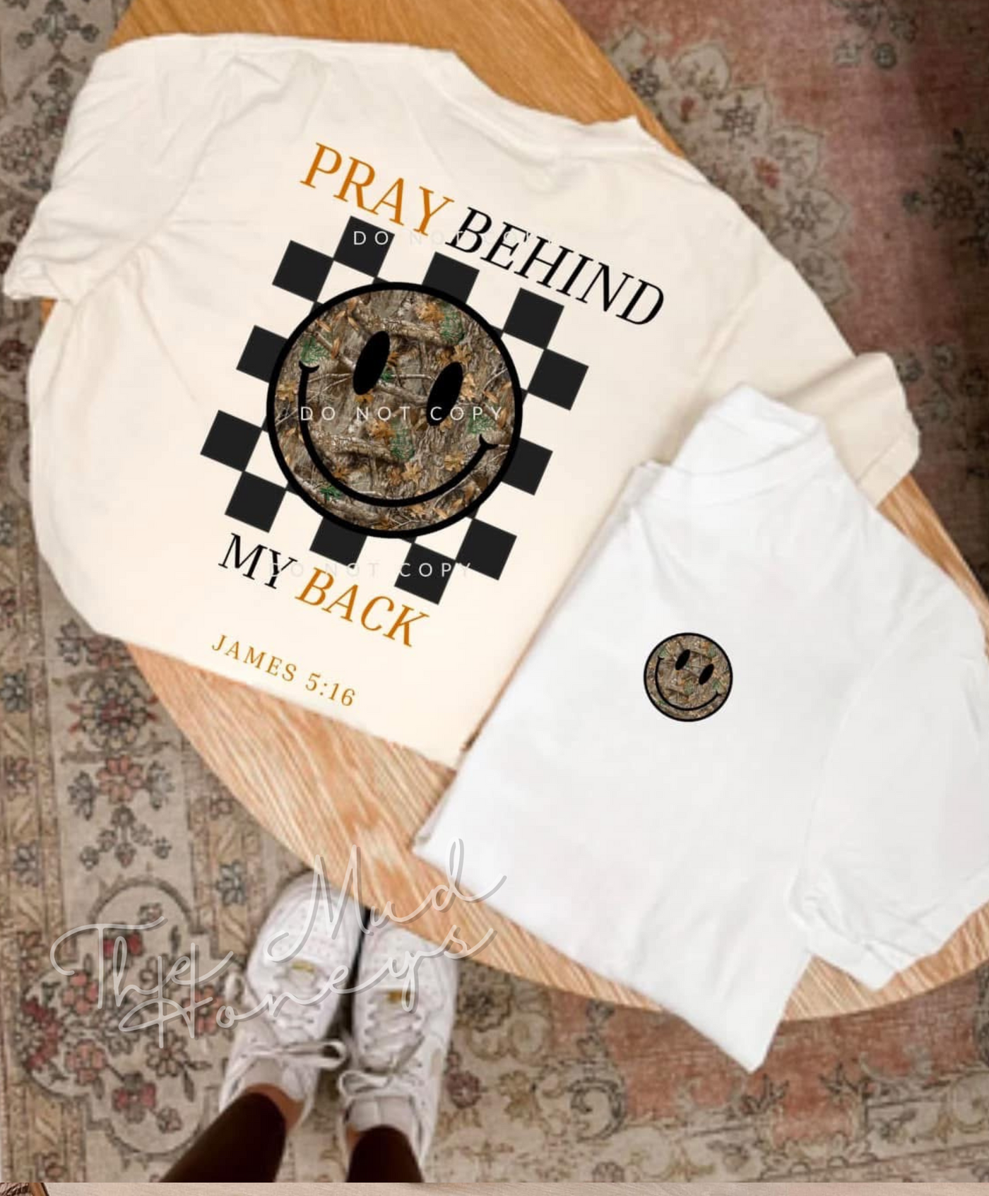 Pray Behind My Back Camo Tee/Sweatshirt