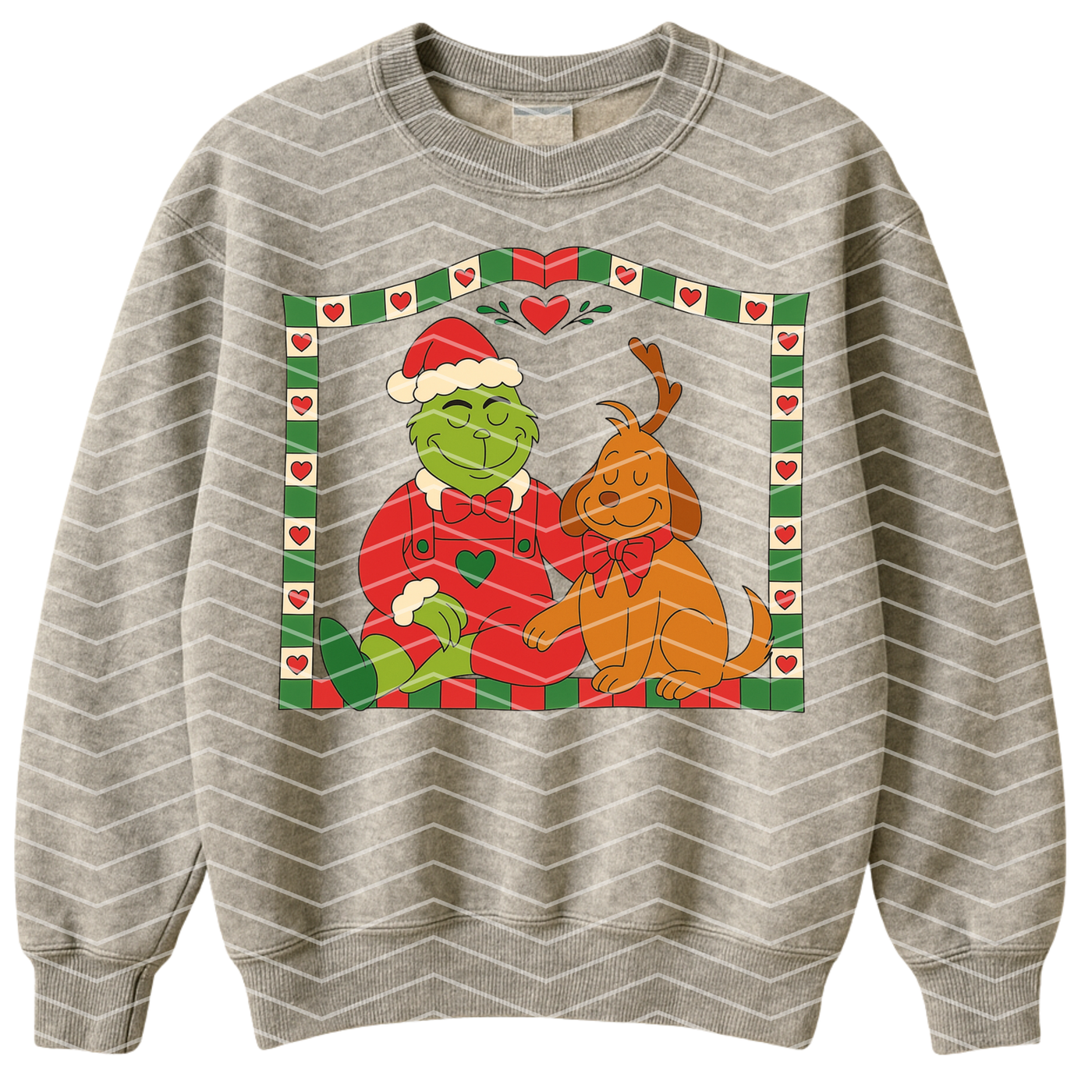 Thrifted Grinch Sweatshirt Tee/Sweatshirt