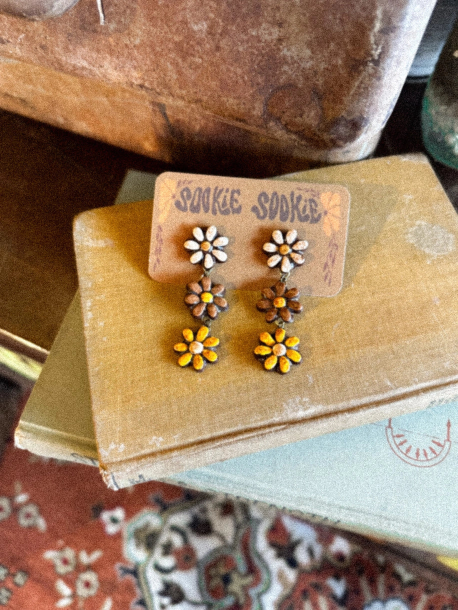 English Daisy Earrings