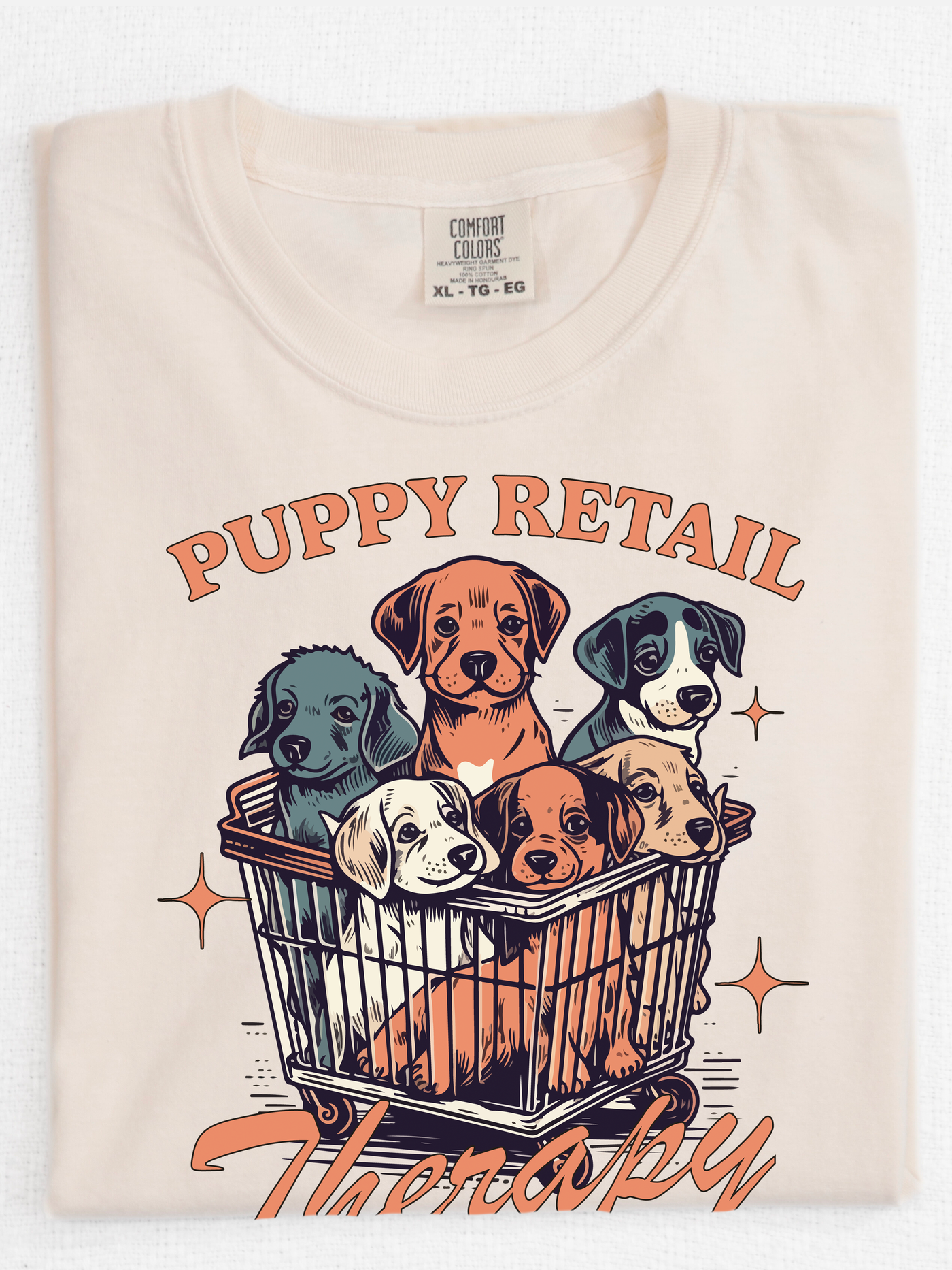 Puppy Retail Therapy Tee