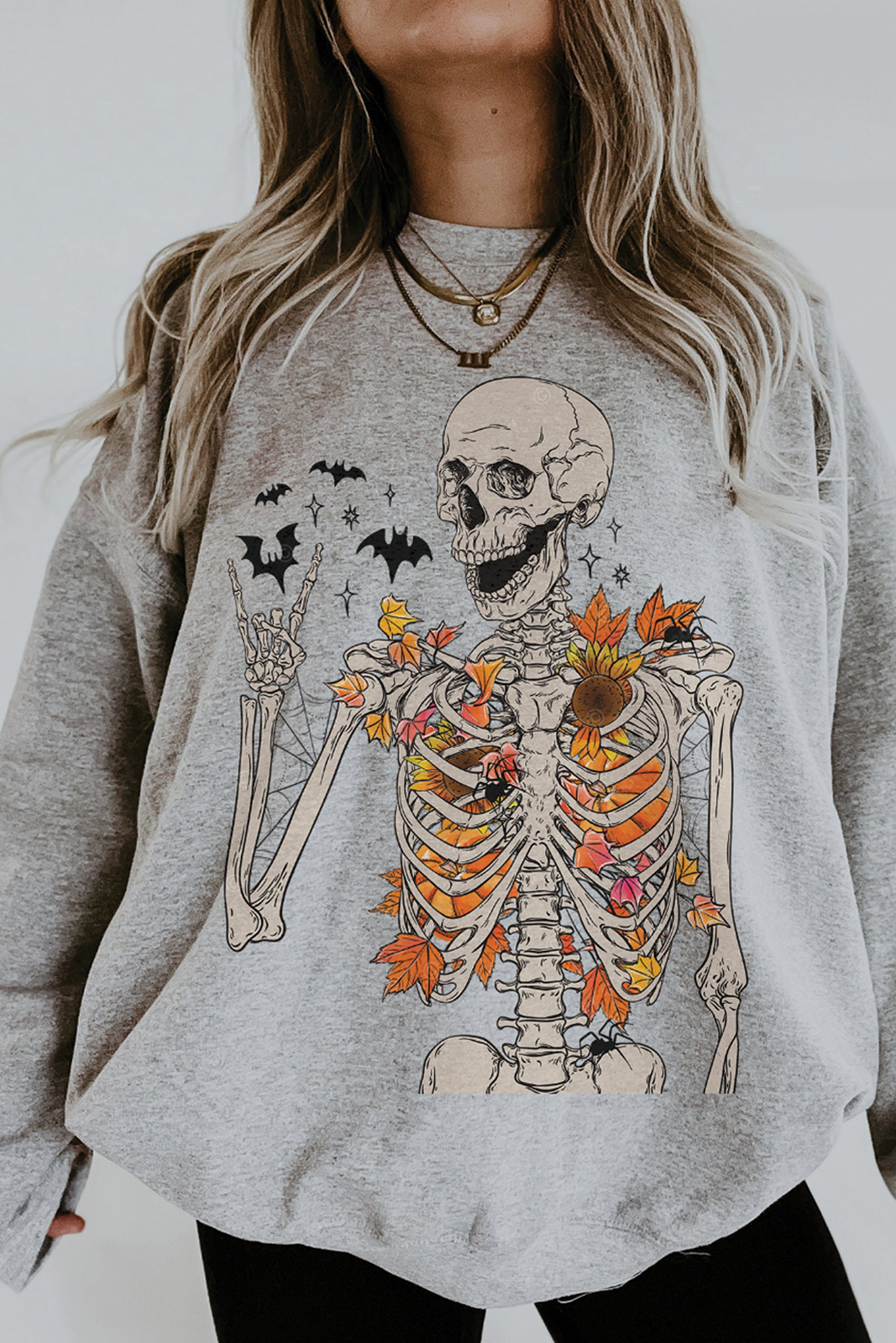 Freakin' Bats Skeleton Sweatshirt