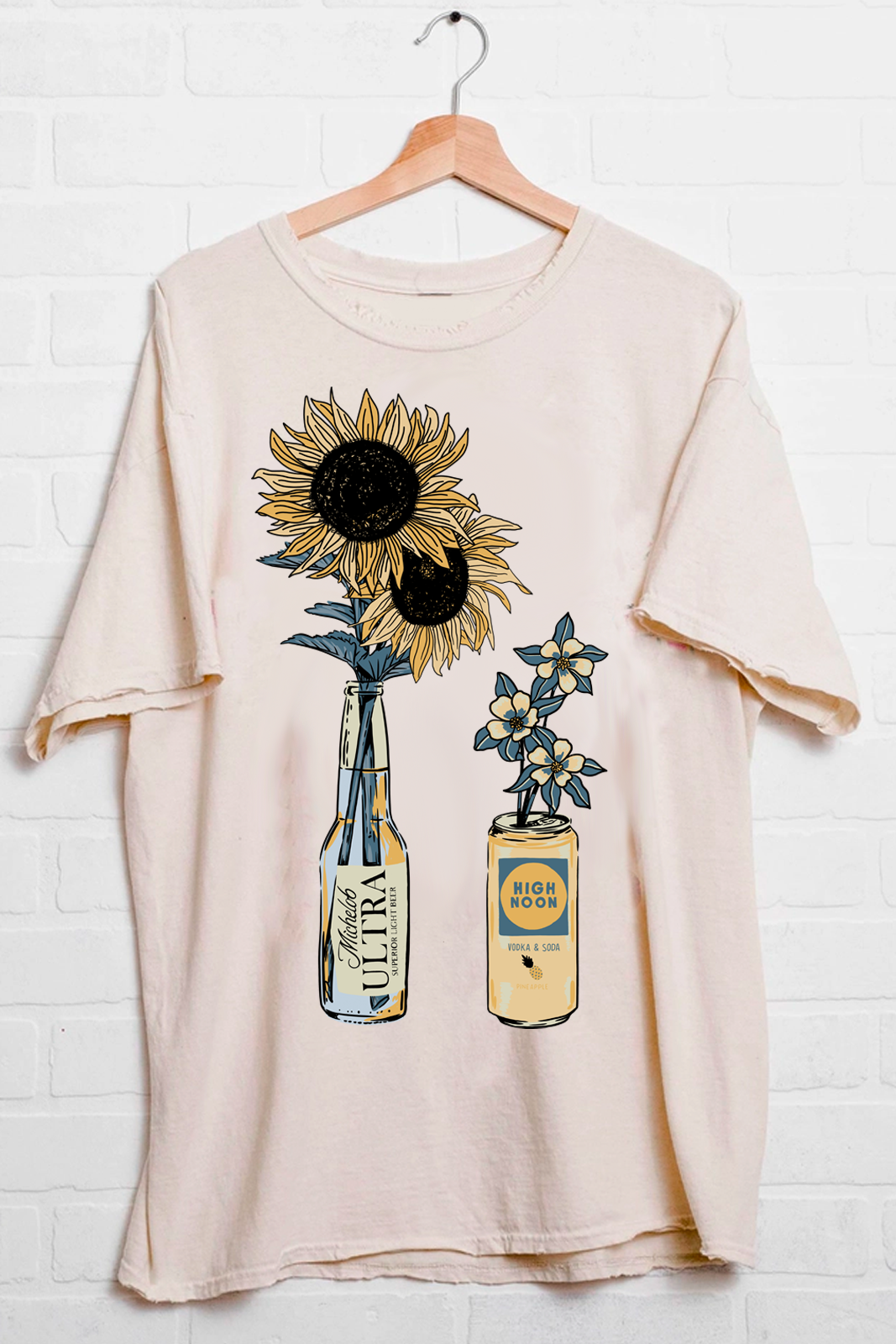 High Noon Michelob Ultra Floral Tee/Sweatshirt