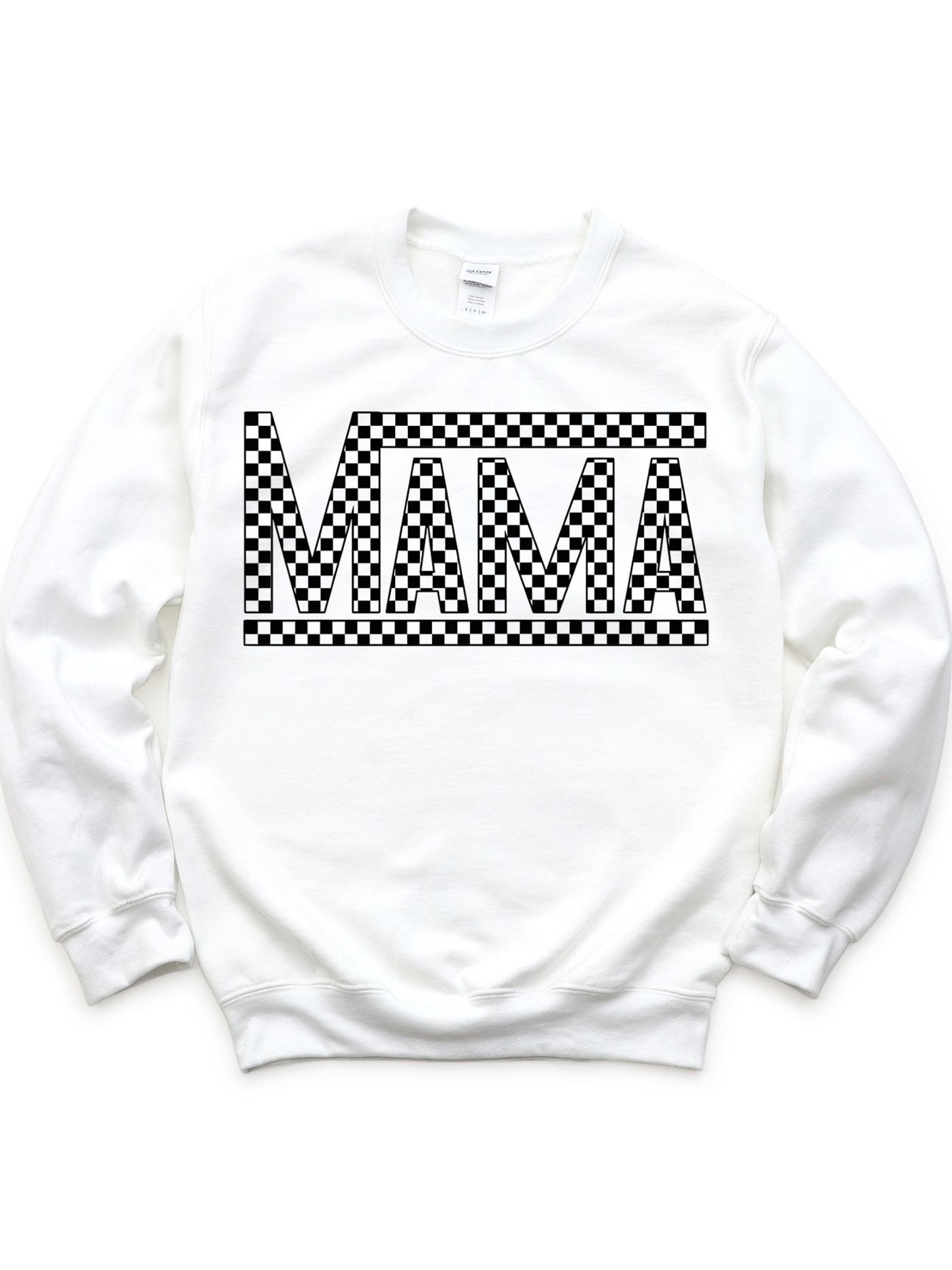 Black Mama Checkered Tee/Sweatshirt
