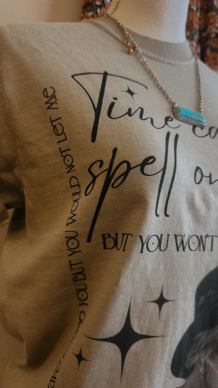 Time Cast A Spell Khaki Tee