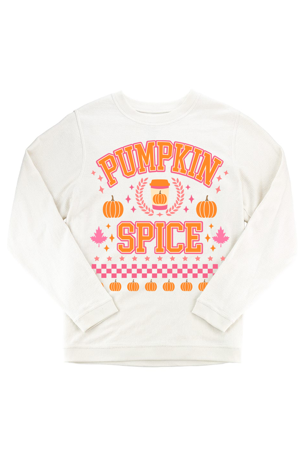 Pumpkin Spice Corded Tee/Sweatshirt