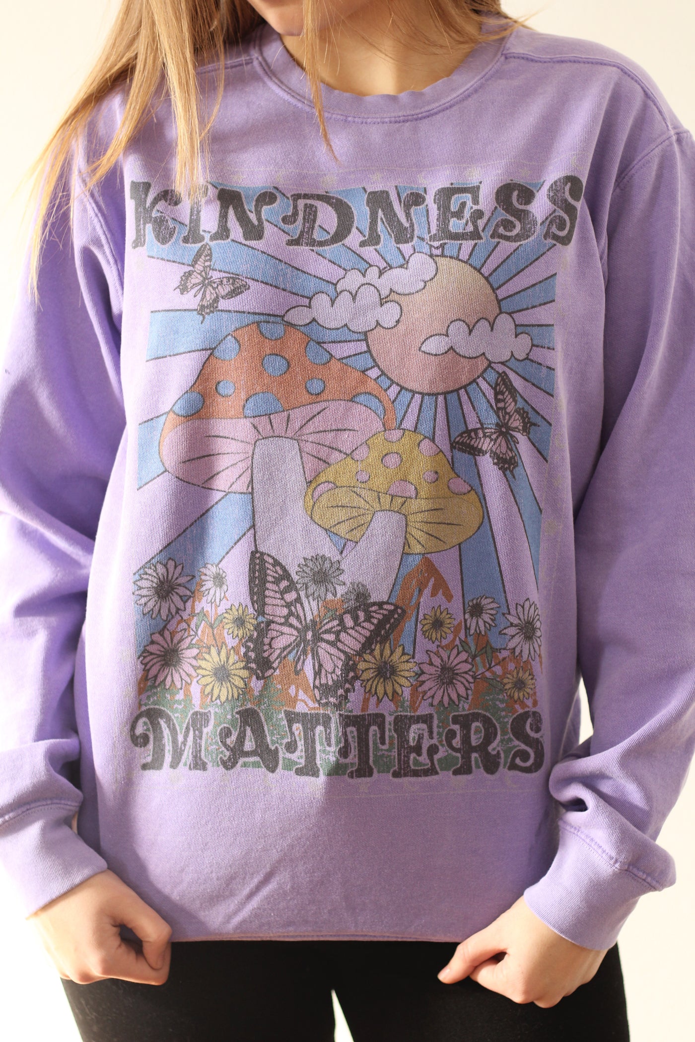 Kindness Matter Pigment Dyed Color Comfort Tee/Sweatshirt